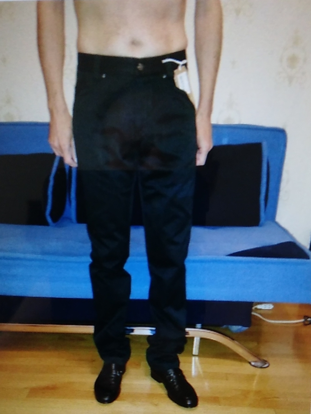 Yoon ITALY Black Cotton 5 Pocket Pants Size US 28 EU 44